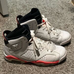 White and Pink Jordan’s